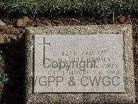 Bralo British Cemetery - Thompson, J